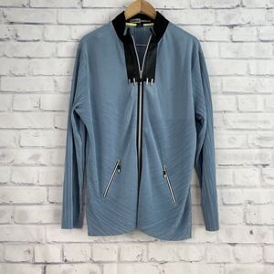 Jamie Sadock Jacket Women's XL Full Zip Jacket Blue Tennis Athletic